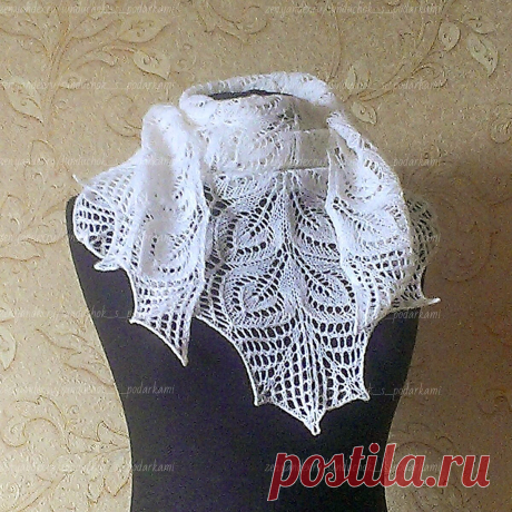 🧶 Шаль «Гейл» - простая шаль для начинающих. Выбор пряжи. | Сундучок с подарками | Яндекс Дзен