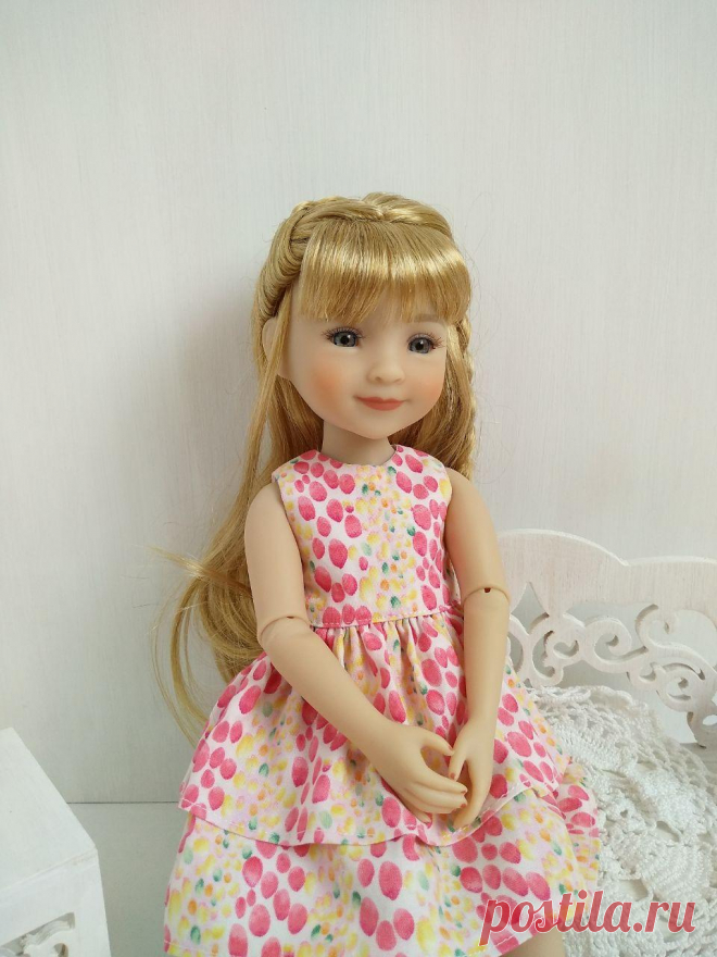 Выкройка платья без рукавов для кукол Руби Ред Ruby Red Fashion Friends