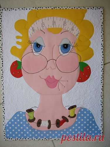 1000+ ideas about This lady quilt makes me smile. on Pinterest | Nähideen