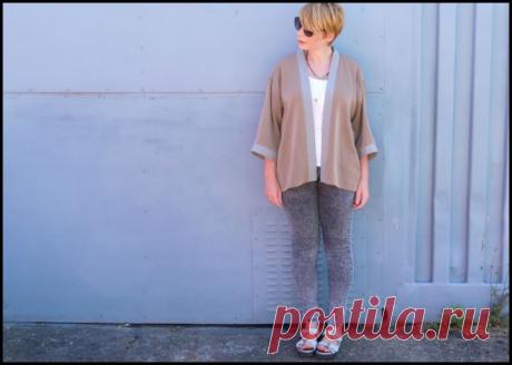 Кимоно из мужской рубашки — Рукоделие