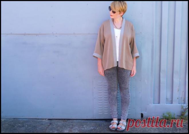 Кимоно из мужской рубашки — Рукоделие