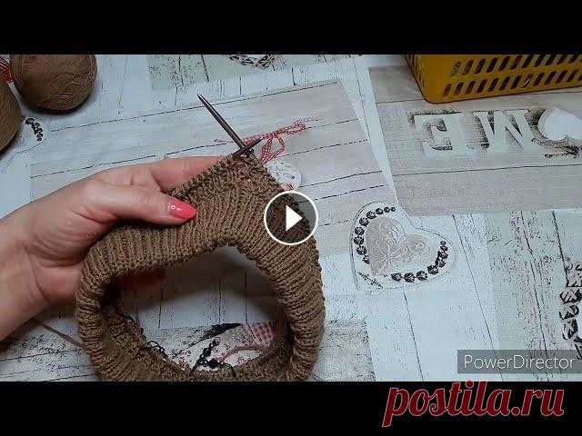 #вязание Мужской джемпер//CAMMELLO//МК часть 2.РОСТОК. Мужской джемпер. Первая часть Двойная горловина Расчет петель МК свитер,джемпер...