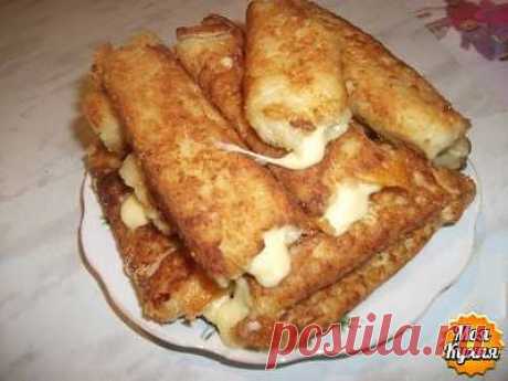 Картофельные палочки с сыром.    ☕➩➩➩...Показать Полностью.