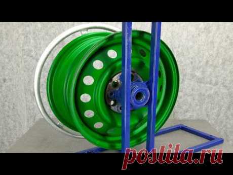 WHAT YOU CAN DO FROM OLD CAR WHEELS / DIY Stove from CAR RIMS / НОВАЯ САМОДЕЛКА ИЗ КОЛЁСНОГО ДИСКА