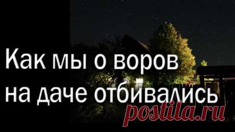 Как мы на даче от воров отбивались
