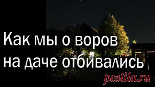 Как мы на даче от воров отбивались