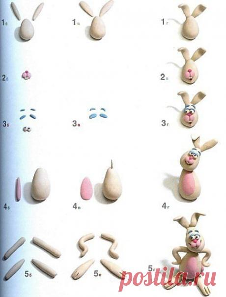 Лепим из пластилина