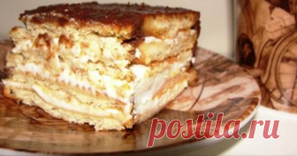 Торт без выпечки «Итальянские мотивы»: очень вкусный