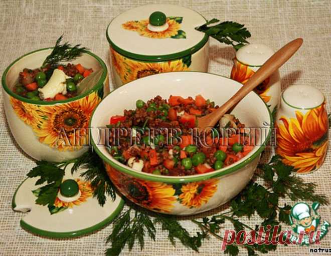 Гречка с овощами из духовки – кулинарный рецепт