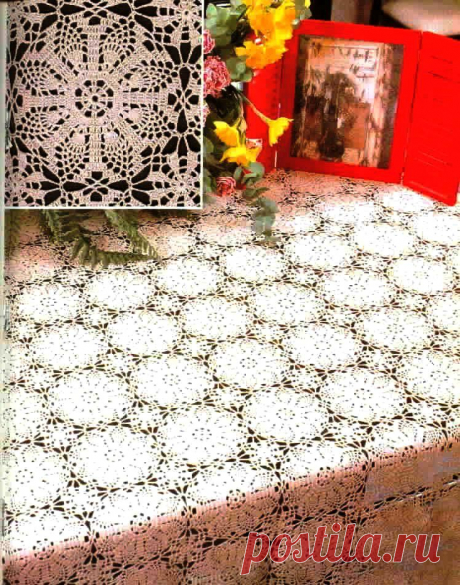 Скатерть из журнала Decorative Crochet Magazines 10(2).