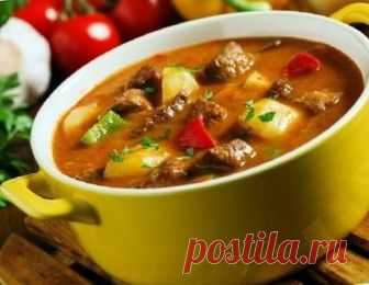 Суп - гуляш - вкусный, густой, согревающий! | Вперед✔огород | Яндекс Дзен