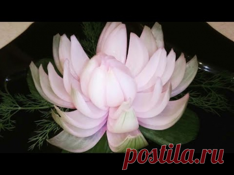 Кувшинка ИЗ ЛУКА. Цветок из лука.