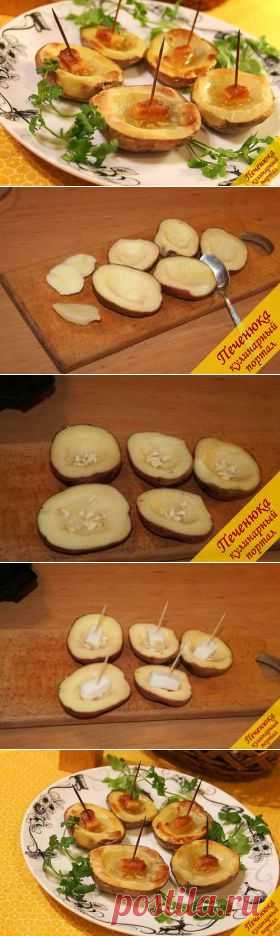 Картошка с чесноком в духовке (пошаговый рецепт с фото) — Кулинарный портал Печенюка