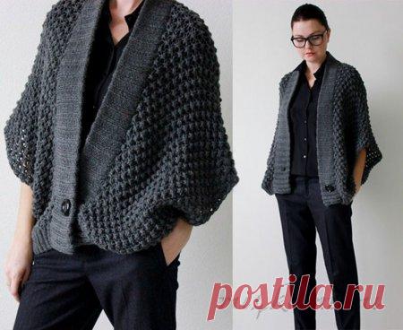Красивый жакет спицами » Сайт 