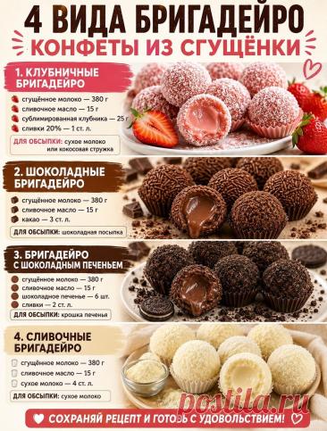 Бригадейро (конфеты из сгущенки)