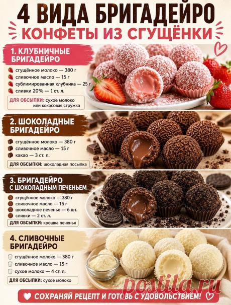 Бригадейро (конфеты из сгущенки)