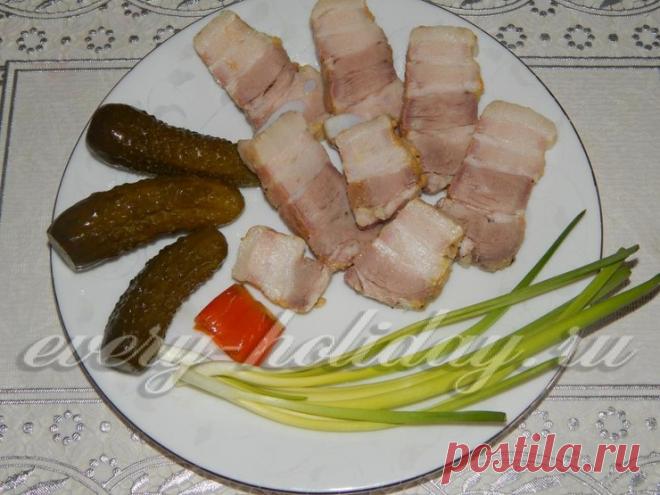 Сало на пару в пароварке