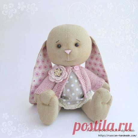 Выкройка текстильного зайца