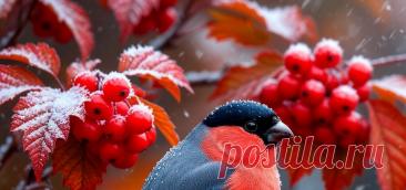 СНЕГИРЬ И РЯБИНА