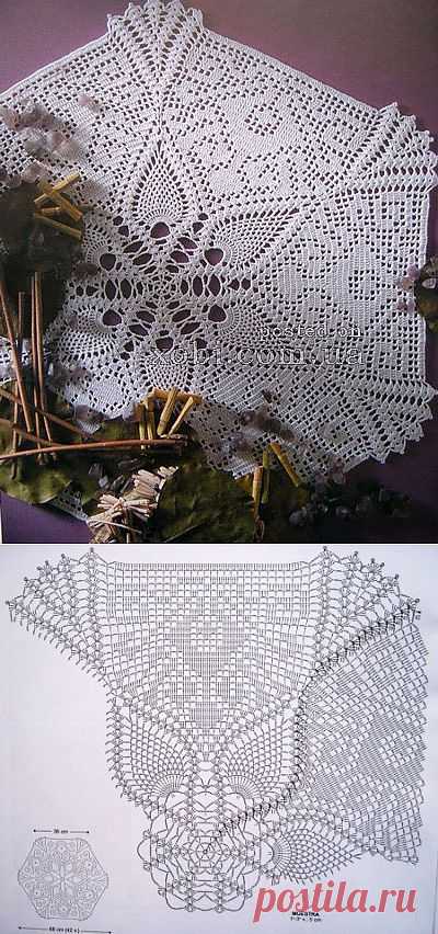 шестиугольная салфетка