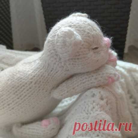 Cat Knitting Pattern Crochet cat pattern amigurumi cat pattern crochet kitty Схема вязания милого котенка от Оли Ослоповой.