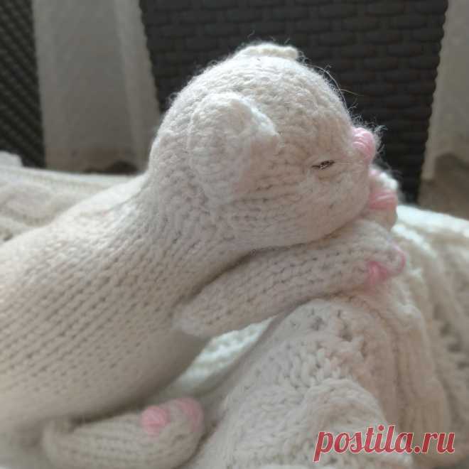 Cat Knitting Pattern Crochet cat pattern amigurumi cat pattern crochet kitty Схема вязания милого котенка от Оли Ослоповой.