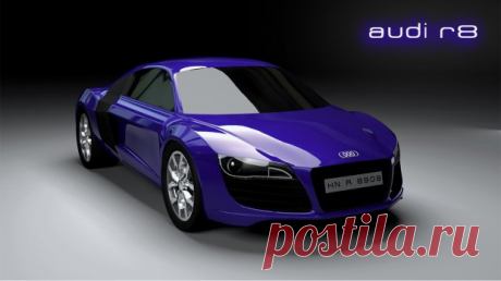 Audi r8 car Free 3D Model - .obj .max - Free3D