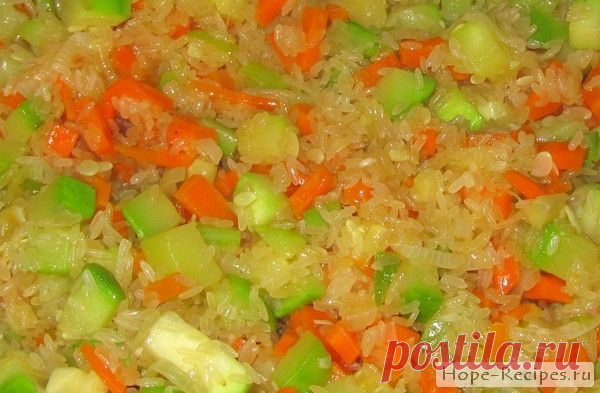 Нежнейшее ризотто с овощами « Рецепты Надежды