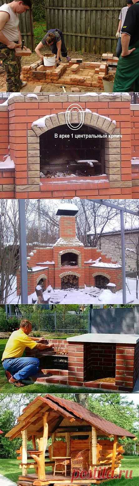 Как сделать печь для барбекю своими руками - этапы в фотографиях