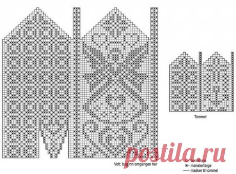 Варежки "Снежные ангелы" ️️️