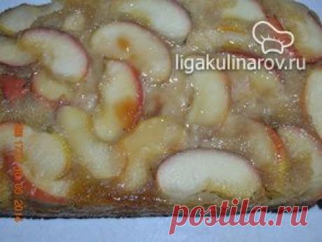 Десерт &quot;Манник с яблоками&quot;, рецепт пошаговый от Лиги Кулинаров. Рецепт десерта &quot;Манник с яблоками&quot;, рецепты