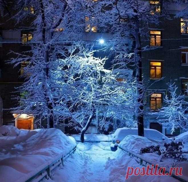 Зима в городе