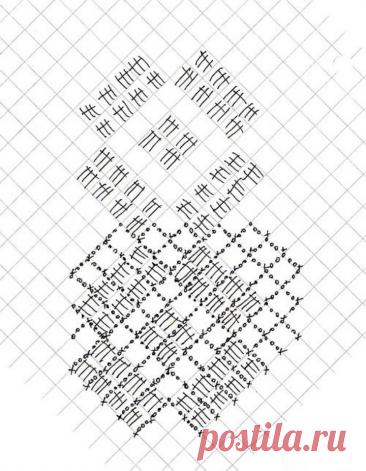 Crochet Top Grid Pattern