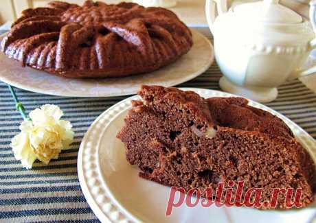 Шоколадный кекс с цуккини (кабачком).