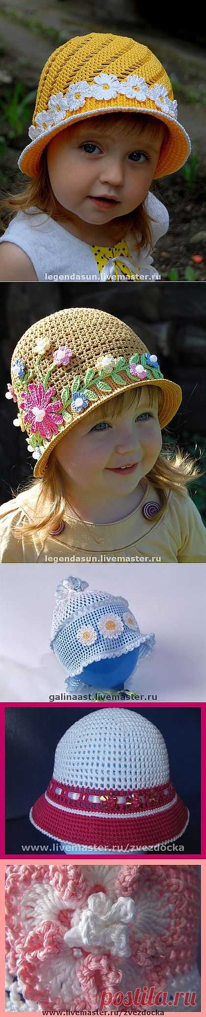 ДЕТСКИЕ ШЛЯПКИ к весне-лету.