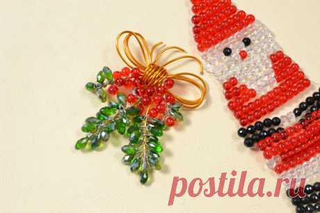 How to Make a Charming Christmas Brooch with Beads and Wires - Pandahall.com