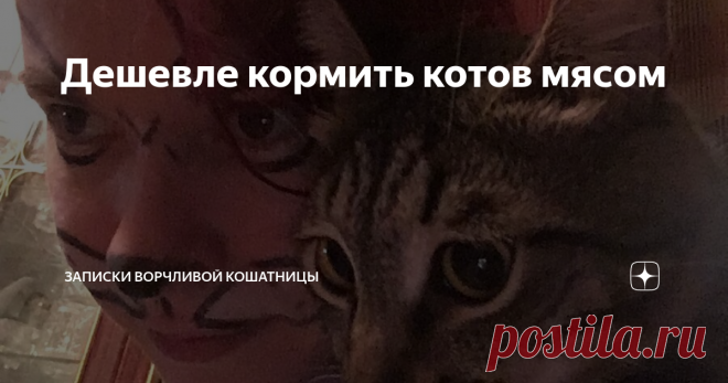Дешевле кормить котов мясом Когда я говорю, что покупаю своим котикам говяжью или телячью вырезку, то многие удивляются, мол как я много трачу на питомцев, ведь это не самое дешевое мясо.
На самом деле есть две основных причины, по которым я покупаю такое мясо. Во-первых, я хочу, чтобы мои маленькие хищники ели настоящее мясо, а не смесь субпродуктов и сои. Во-вторых, вырезка очень удобно режется на аккуратные кубики, а мне