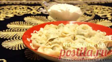 Рецепт: Пельмени с зелёным луком на RussianFood.com