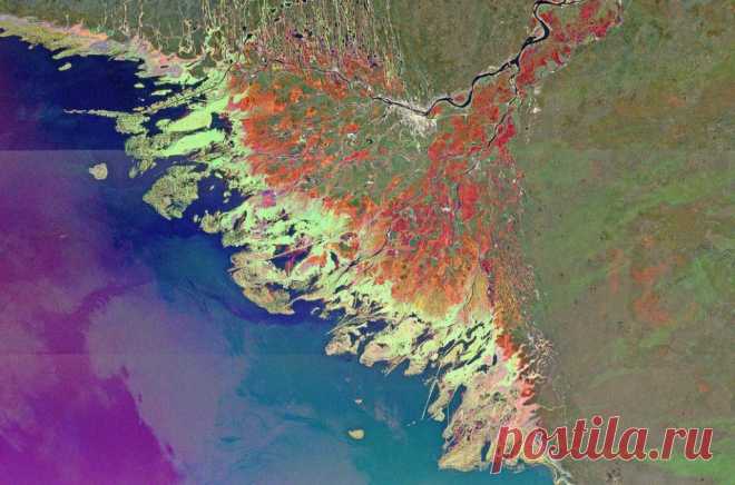 Какой предстает Россия на фото из космоса? — Наука и жизнь