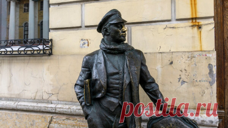 Остап Бендер, фонарщик и Иосиф Бродский. Шесть необычных петербургских памятников | 4traveler | Яндекс Дзен
