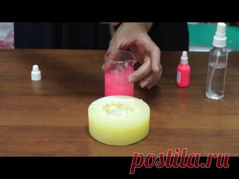Мыловарение. Урок 8. Мраморная заливка.