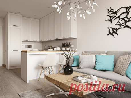 ЖК Friendly House (55 sq.m.) + живые фото • Дизайн-проект • DAVIDOVICH.design Уютная 1к квартира с видом на Днепр в ЖК по ул.Панельной в Киеве Благодаря некоторым решениям по перепланировке нам удалось получить полноценную кухню-гостиную студию и отдельную спальню.   Фотографии реализованного нами объекта  