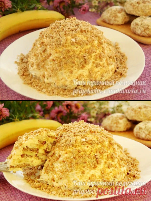 Торт без выпечки за 10 минут — всего 3 ингредиента. Просто и очень вкусно.