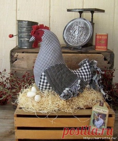 Шьем петушков и курочек. Много идей и выкроек