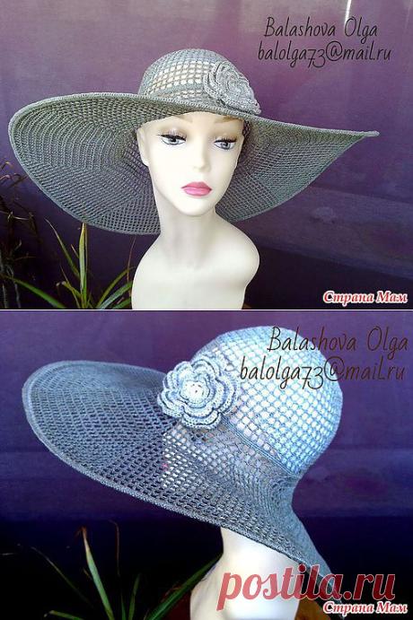 Мастер класс.Шляпа с широкими полями. Как укрепить поля шляпы.