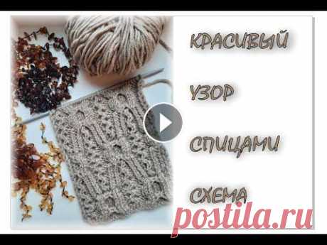 Красивый узор спицами. Вязание для начинающих. Японские узоры. В этом видео я подробно разбираю узор 185 из книги Хитоми Шида &quot;250 узоров&quot;. Ссылка на схему: Я в инстаграм: #вязание #японскиеузоры #ажурны...