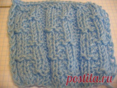 Узор для спортивных изделий (уроки вязания спицами)