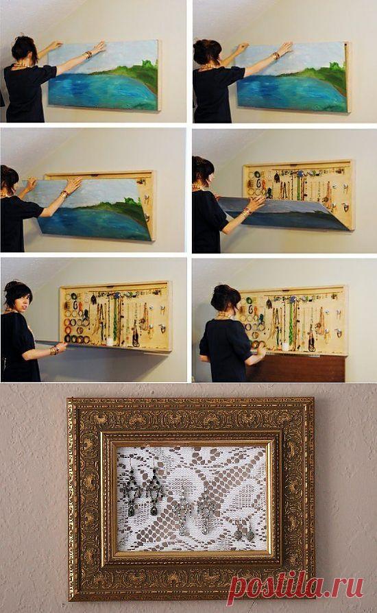 Хранение украшений (DIY) / Организованное хранение / Модный сайт о стильной переделке одежды и интерьера