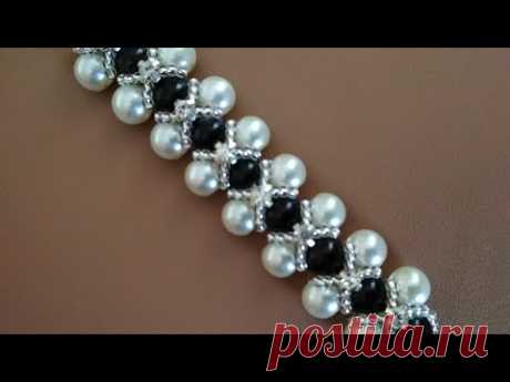 Колье или браслет. Красивый узор. МК. Necklace or bracelet. DIY