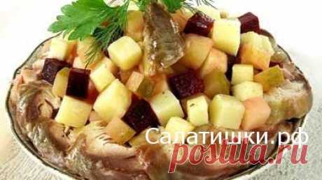 Рецепт винегрета со скумбрией | Рецепты вкусных салатов